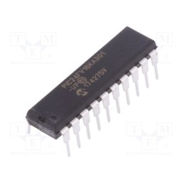 1 pcs x MICROCHIP TECHNOLOGY - PIC24FV16KA301-I/P - IC: PIC microcontroller, 16kB, I2C x2,IrDA,SPI x2,UART x2, THT