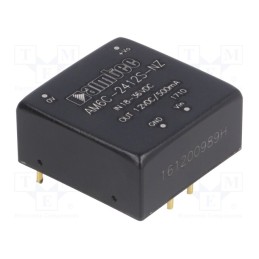 1 pcs x AIMTEC - AM6C-2412S-NZ - Converter: DC/DC, 6W, Uin: 18÷36V, Uout: 12VDC, Iout: 500mA, 1'x1'