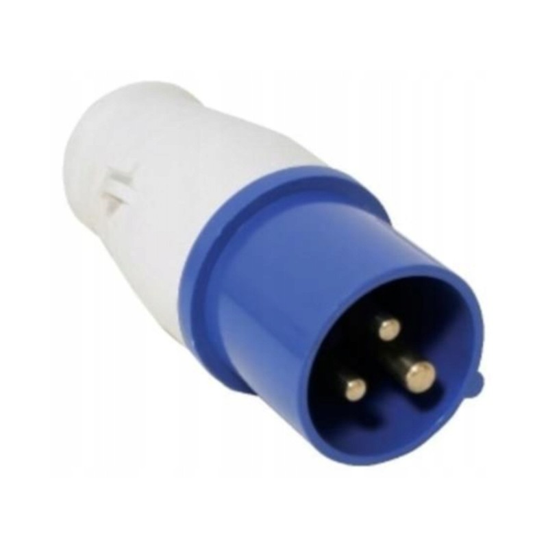 Cee male plug, 230v socket