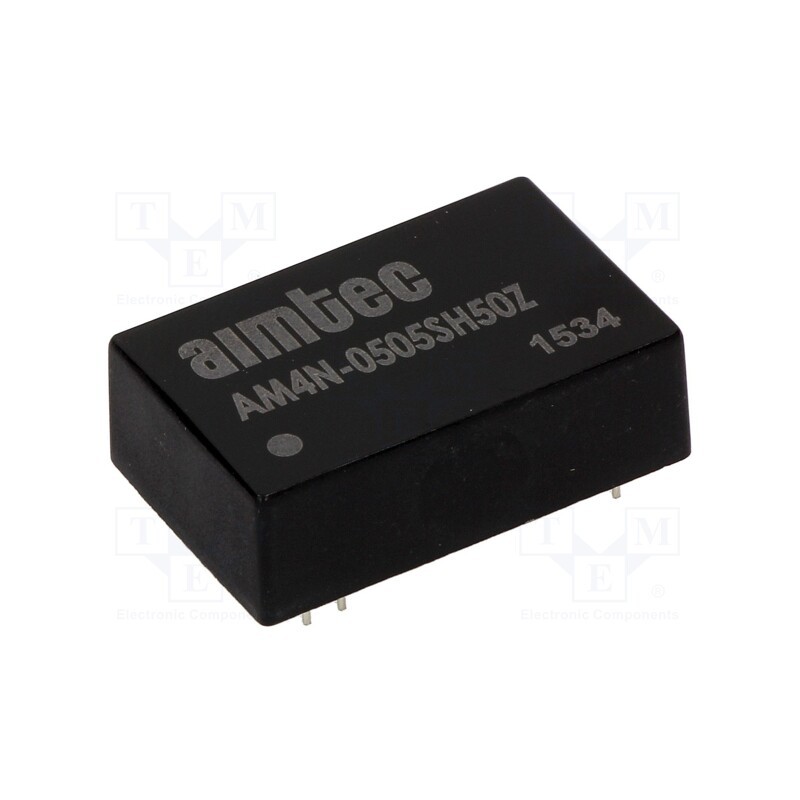 1 pcs x AIMTEC - AM4N-0505SH50Z - Converter: DC/DC, 3.5W, Uin: 4÷6V, Uout: 5VDC, Iout: 700mA, DIP24