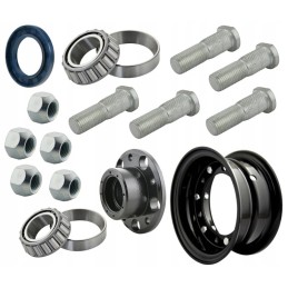 Complete rear hub set, 4-7 trolley