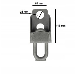 Hook the load securing eye