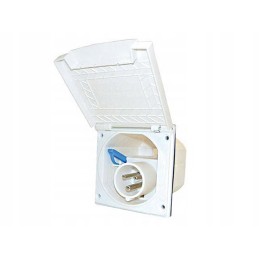 Cee power socket 230v 16a white haba