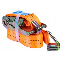 Set of 4x trailer load securing straps 6m 35mm 2t trailer straps