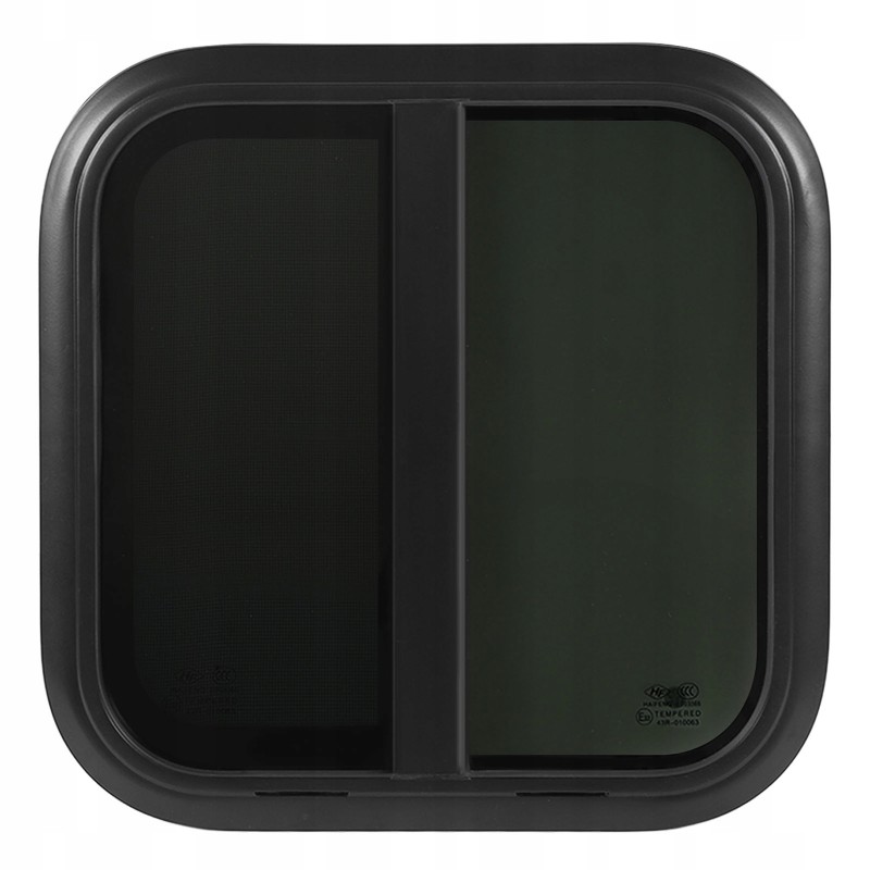 Sliding window for a 50-50cm caravan