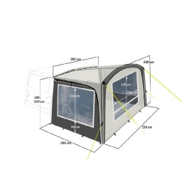 Reimo Antigua Air inflatable vestibule for a camper