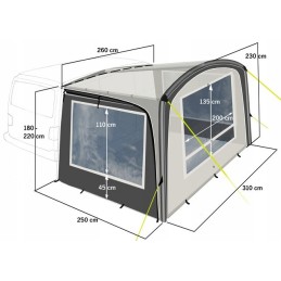 Reimo Antigua Air inflatable vestibule for a camper