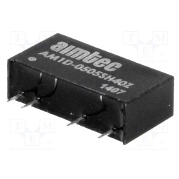 1 pcs x AIMTEC - AM1D-0505SH40Z - Converter: DC/DC, 1W, Uin: 4.5÷5.5V, Uout: 5VDC, Iout: 200mA, SIP7
