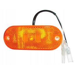 Orange side marker lamp, 110cm caravan