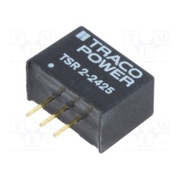 1 pcs x TRACO POWER - TSR 2-2425 - Converter: DC/DC, Uin: 4.6÷36V, Uout: 2.5VDC, Iout: 2A, SIP3, 410kHz