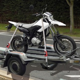 One-piece safety belt, transport belt 2 5m x 25mm 500kg