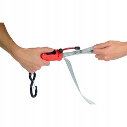 One-piece safety belt, transport belt 2 5m x 25mm 500kg