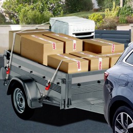 Transport belt, fastening tape 2 5m x 25mm 500kg