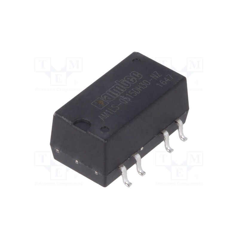 1 pcs x AIMTEC - AM1LS-0515DH30-NZ - Converter: DC/DC, 1W, Uin: 4.5÷5.5V, Uout: 15VDC, Uout2: -15VDC, SMD