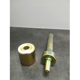 Crimping tool for round tarpaulin holes, diameter 12 mm