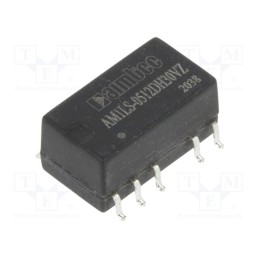 1 pcs x AIMTEC - AM1LS-0512DH30VZ - Converter: DC/DC, 1W, Uin: 4.5÷5.5V, Uout: 12VDC, Uout2: -12VDC, SMD