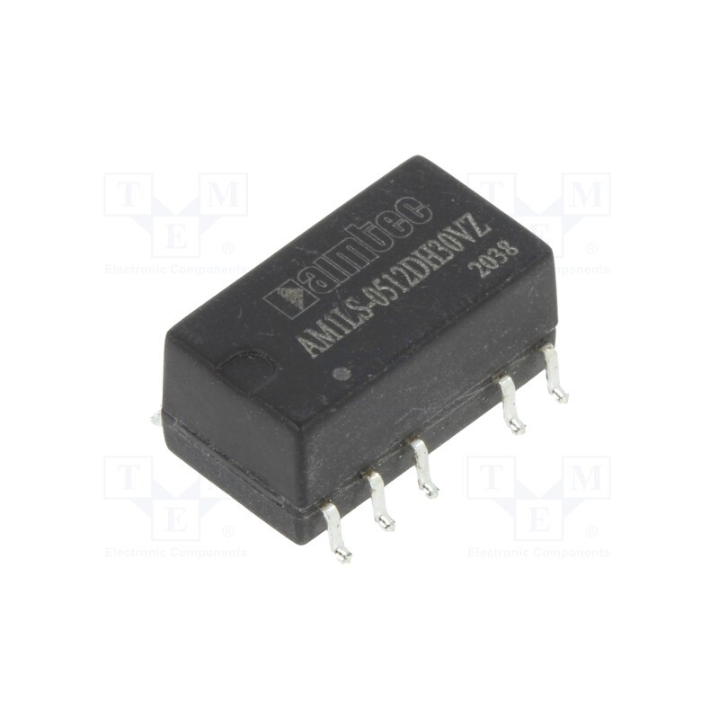 1 pcs x AIMTEC - AM1LS-0512DH30VZ - Converter: DC/DC, 1W, Uin: 4.5÷5.5V, Uout: 12VDC, Uout2: -12VDC, SMD