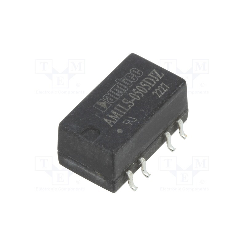 1 pcs x AIMTEC - AM1LS-0505DJZ - Converter: DC/DC, 1W, Uin: 4.5÷5.5V, Uout: 5VDC, Uout2: -5VDC, SMD