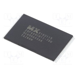 1 pcs x MACRONIX INTERNATIONAL - MX29F400CBTI-70G/TRAY - IC: FLASH memory, 4MbFLASH, 70ns, TSOP48, parallel