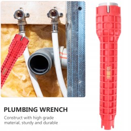 Sink installer removing sink wrench tube