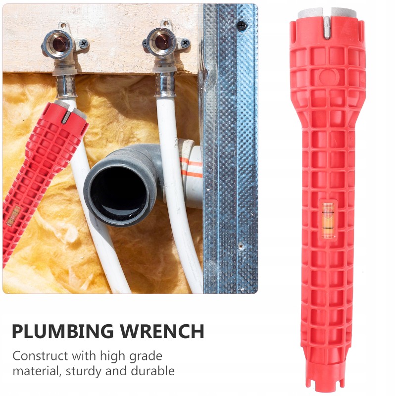 Sink installer removing sink wrench tube