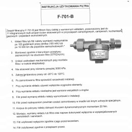 LPG pre-filter forklift truck