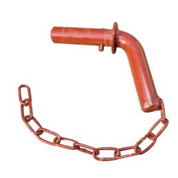 Trailer tipping securing pin d 47 d 50