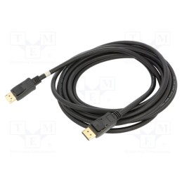1 pcs x Goobay - 64865 - Cable, DisplayPort 2.1, DisplayPort plug,both sides, 5m, black
