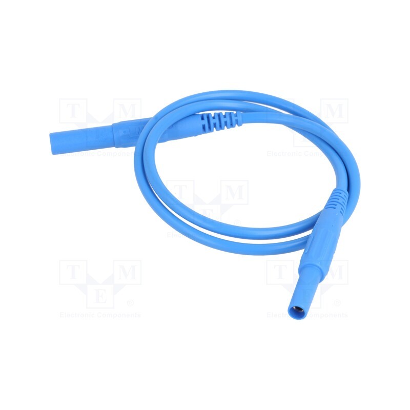 1 pcs x STu00c4UBLI - 66.9011-05023 - Test lead, 19A, banana socket 4mm,banana plug 4mm, insulated