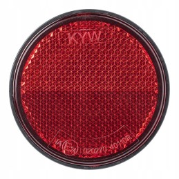 Reflector 59mm round red fi59 with 5mm thread