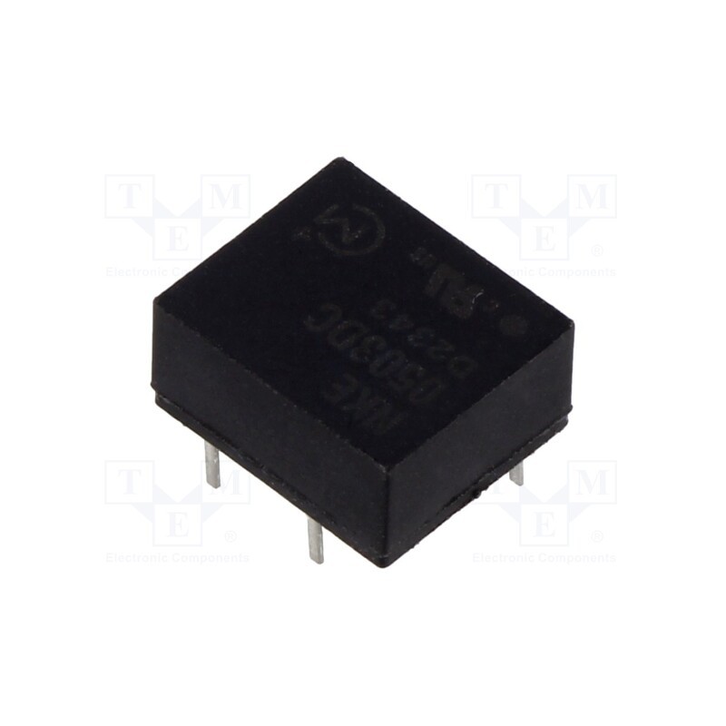 1 pcs x Murata Power Solutions - NKE0503DC - Converter: DC/DC, 1W, Uin: 4.5÷5.5V, Uout: 3.3VDC, Iout: 303mA, DIP
