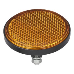 Reflector 59mm round yellow fi59 with 5mm thread, 2 pcs