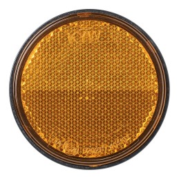 Reflector 59mm round yellow fi59 with 5mm thread, 2 pcs