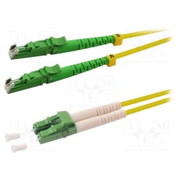 1 pcs x LOGILINK - FP0EL02 - Fiber patch cord, OS2, E2000/APC,LC/APC, 2m, LSZH, yellow