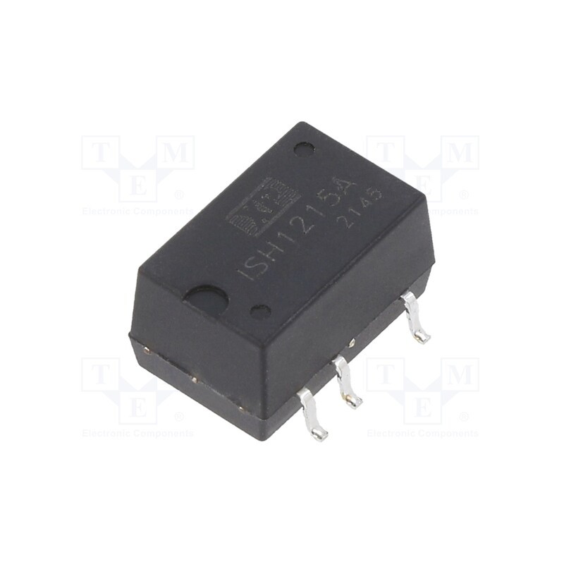 1 pcs x XP POWER - ISH1215A - Converter: DC/DC, 2W, Uin: 10.8÷13.2V, Uout: 15VDC, Iout: 133mA, SMD