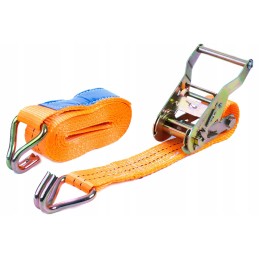 Set of 4x trailer load securing straps 3m 25mm 1t trailer straps