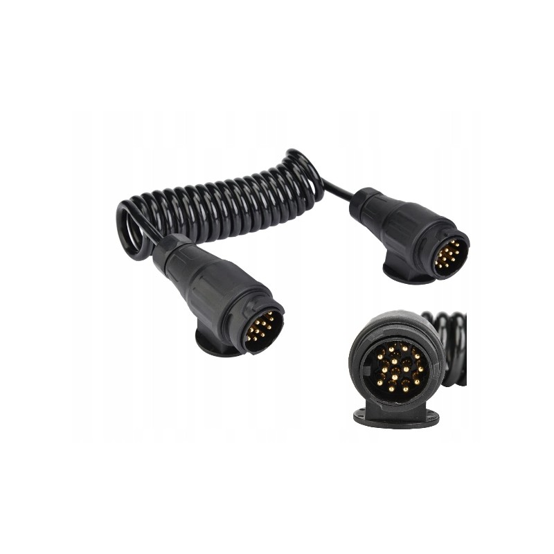 Extension cable 13 pin extension with plugs spiral cable 1 8 2 m connector