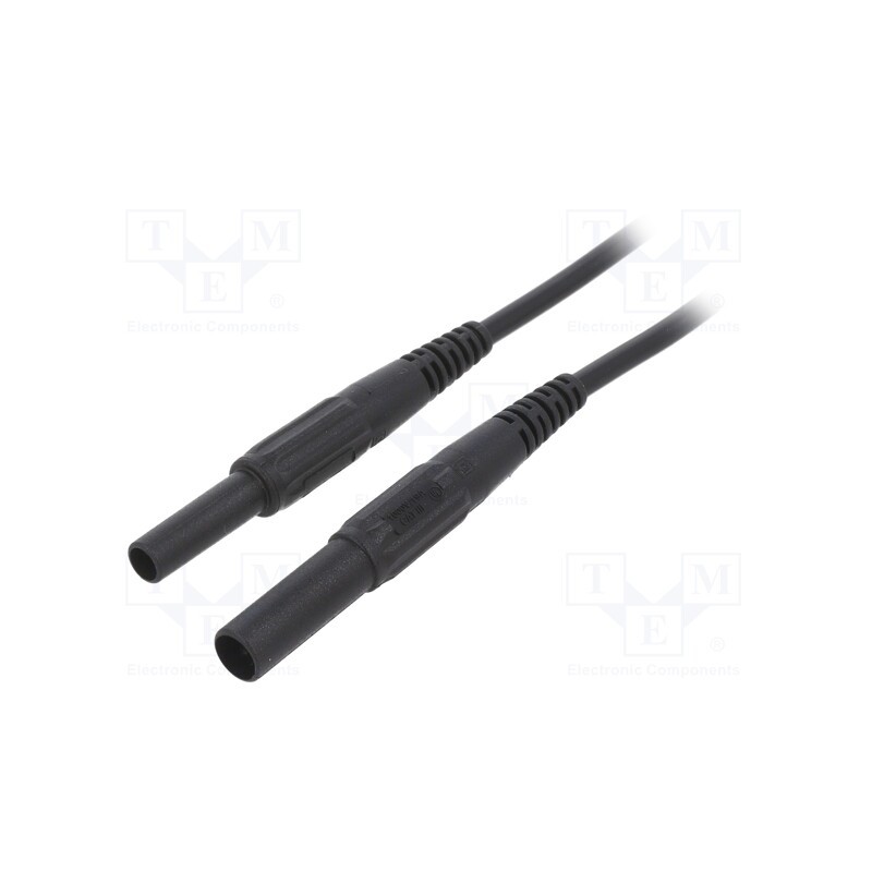 1 pcs x STu00c4UBLI - 66.9011-05021 - Test lead, 19A, banana socket 4mm,banana plug 4mm, insulated