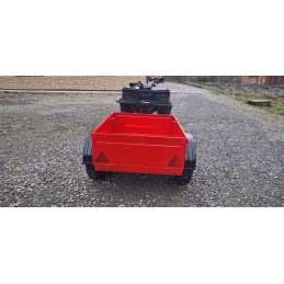 Set of fenders for a car trailer, flat 13 14, wheel arches 71 32 cm