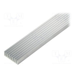 1 pcs x FISCHER ELEKTRONIK - SK 635 1000 AL - Heatsink: extruded, grilled, natural, L: 1000mm, W: 33mm, H: 10mm