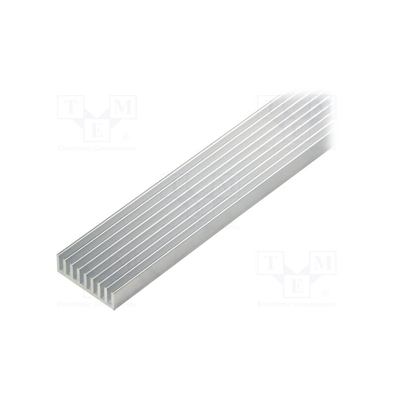 1 pcs x FISCHER ELEKTRONIK - SK 635 1000 AL - Heatsink: extruded, grilled, natural, L: 1000mm, W: 33mm, H: 10mm