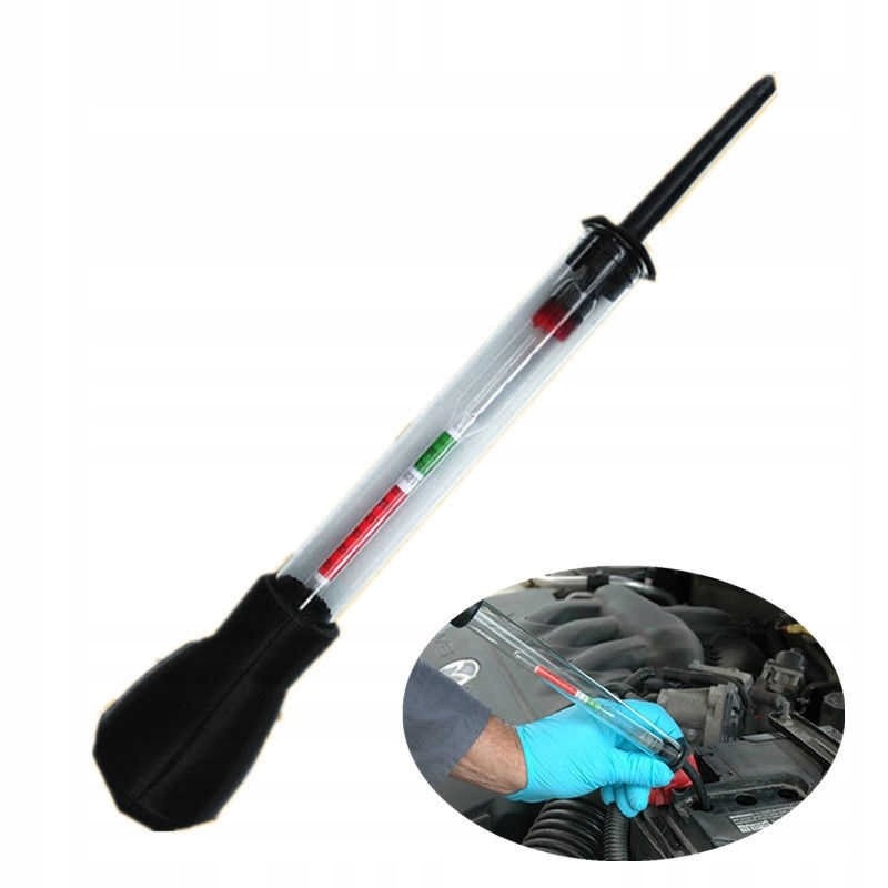 Acid electrolyte density tester, hydrometer