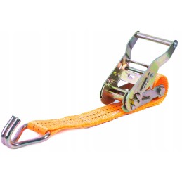 Set of 4x trailer load securing straps 4m 25mm 1t trailer straps