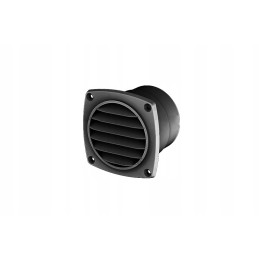 PVC ventilation grille 94 x 94 mm, black