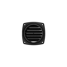 PVC ventilation grille 94 x 94 mm, black