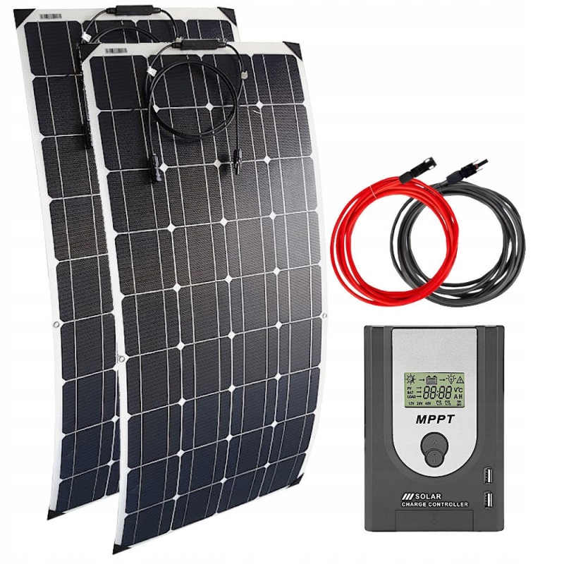 Solar panel solar kit 2x 100w controller