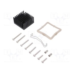 1 pcs x Advanced Thermal Solutions - ATS-61350R-C1-R0 - Heatsink: extruded, grilled, black, L: 35mm, W: 35mm, H: 19.5mm