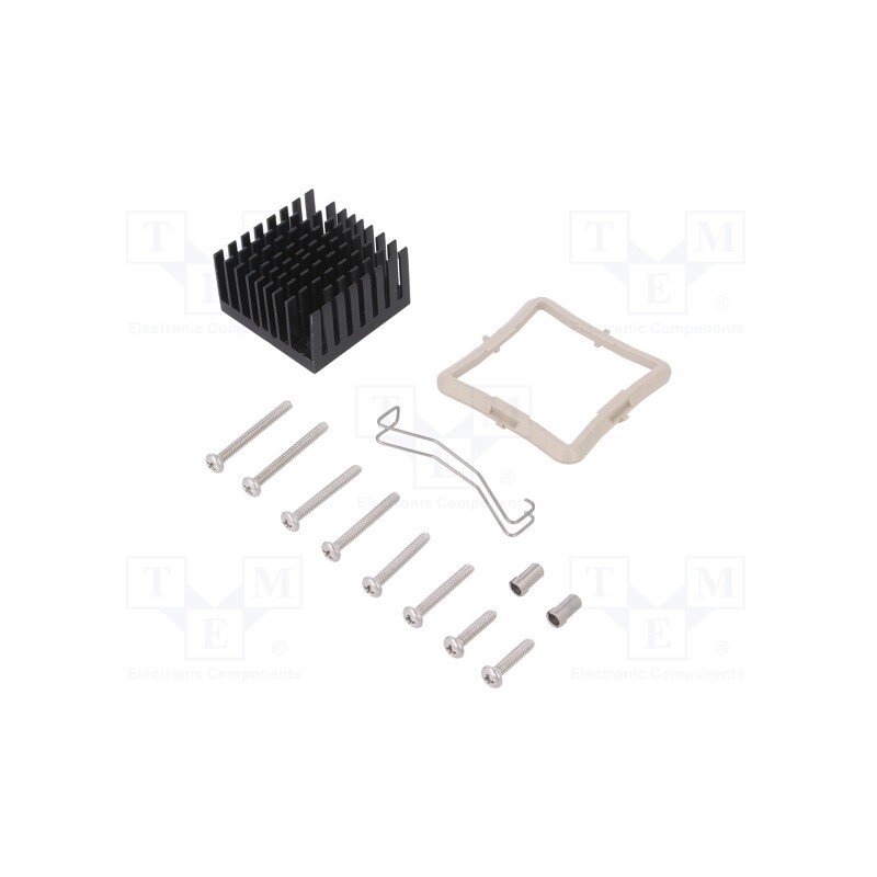 1 pcs x Advanced Thermal Solutions - ATS-61350R-C1-R0 - Heatsink: extruded, grilled, black, L: 35mm, W: 35mm, H: 19.5mm