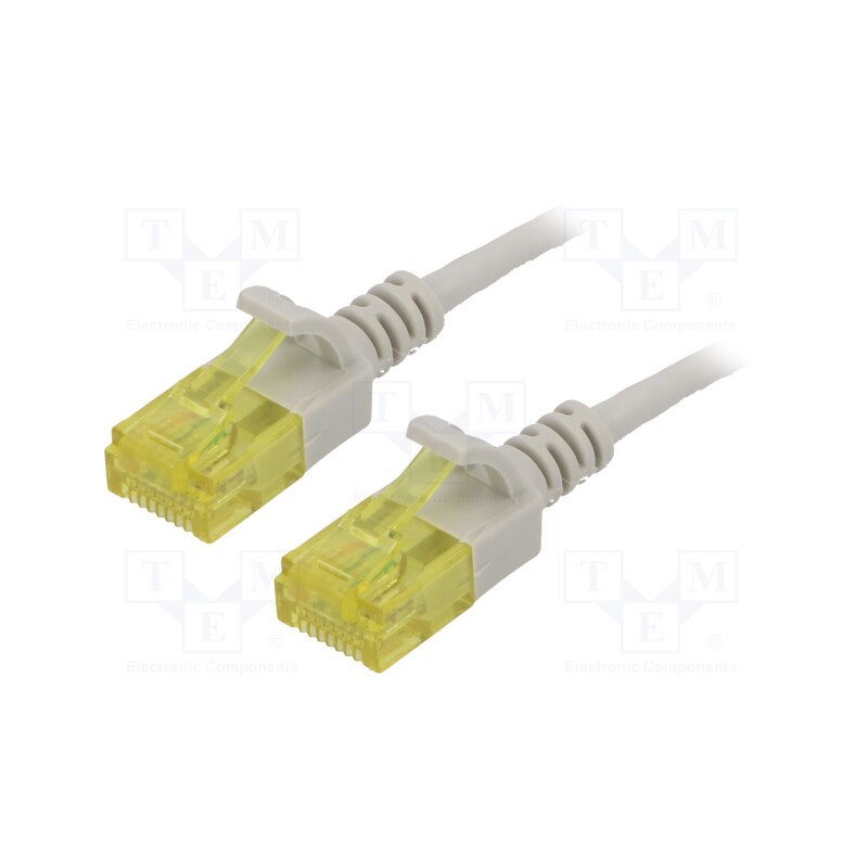 1 pcs x DIGITUS - DK-1617-A-150S - Patch cord, U/UTP, 6a, stranded, Cu, LSZH, grey, 15m, 28AWG