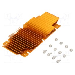 1 pcs x Advanced Thermal Solutions - ATS-1149-C1-R0 - Heatsink: extruded, grilled, BGA, golden, L: 61mm, W: 118mm, H: 11.4mm